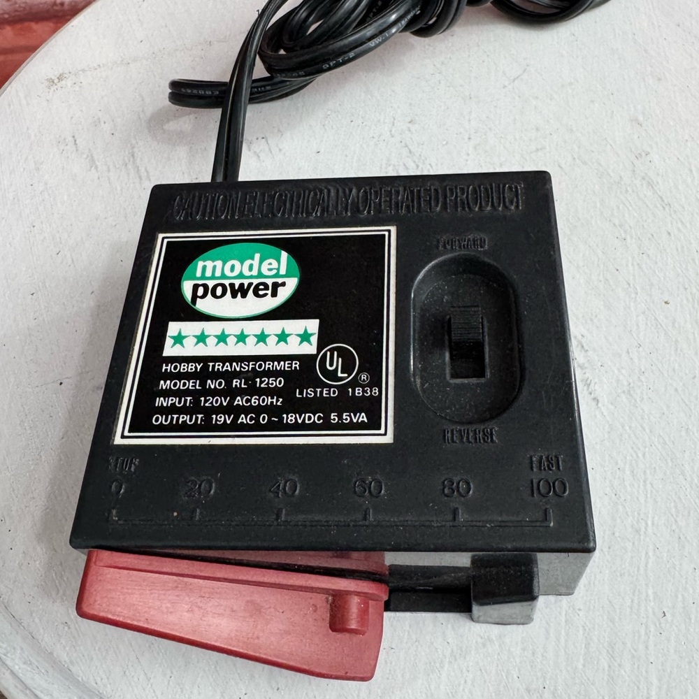 Model Power Hobby Transformer RL-1250 Model Train Set Power Supply HO Scale